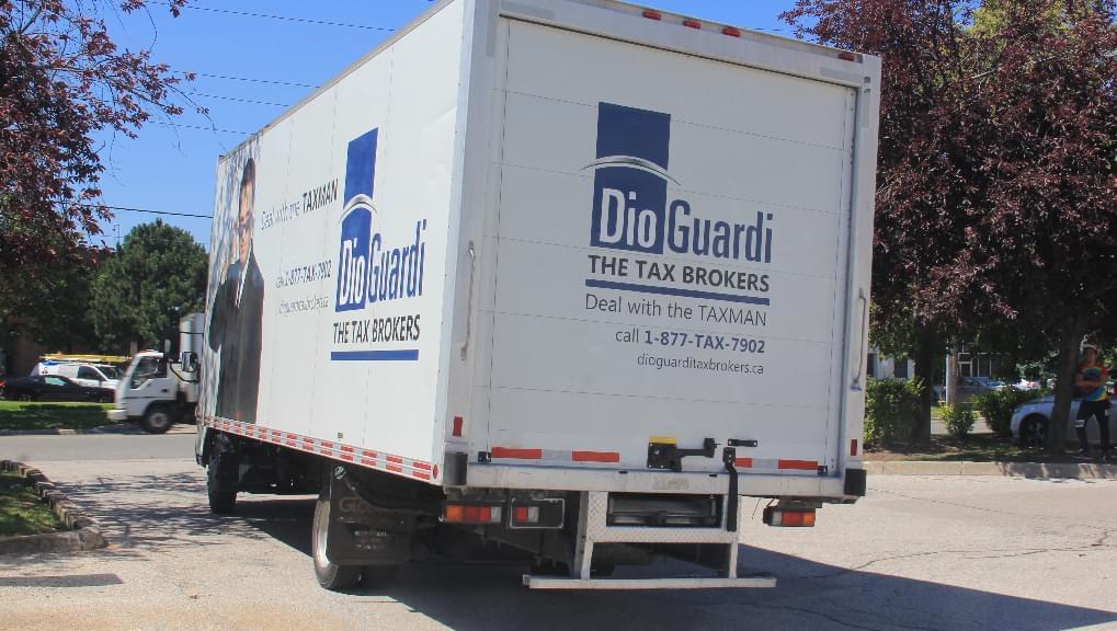 Truckside Advertisement photo of Dio Guardi The Tax Brokers