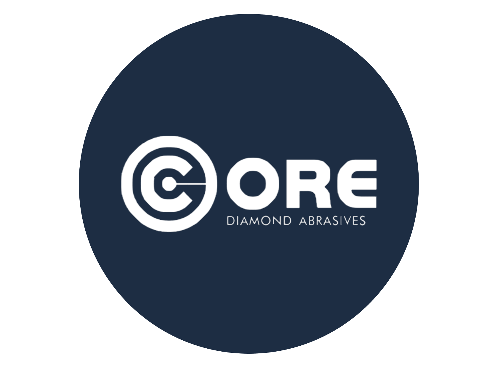 Core diamond abrasive logo for OOH ads