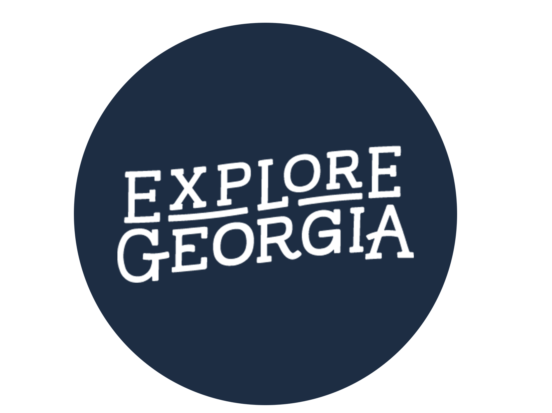 explore georgia logo for truck advertising