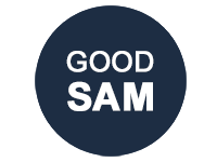 Good Sam logo of OOH ads