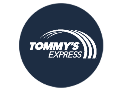 tommy's express logo of OOH ads