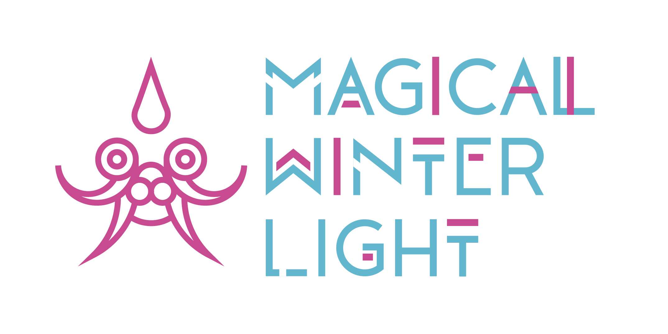 Magical Winter Lights Festival logo for their truckside Advertising campaign in Houston, Tx..