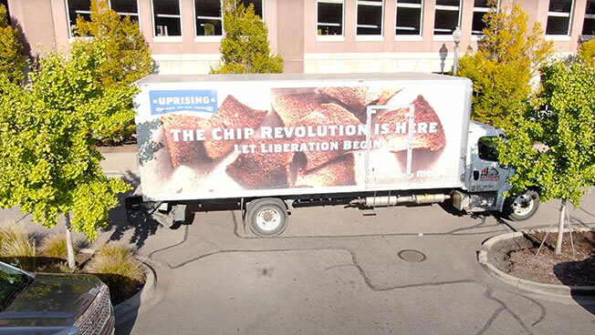 Mobile Billboard Ads for Uprising Foods