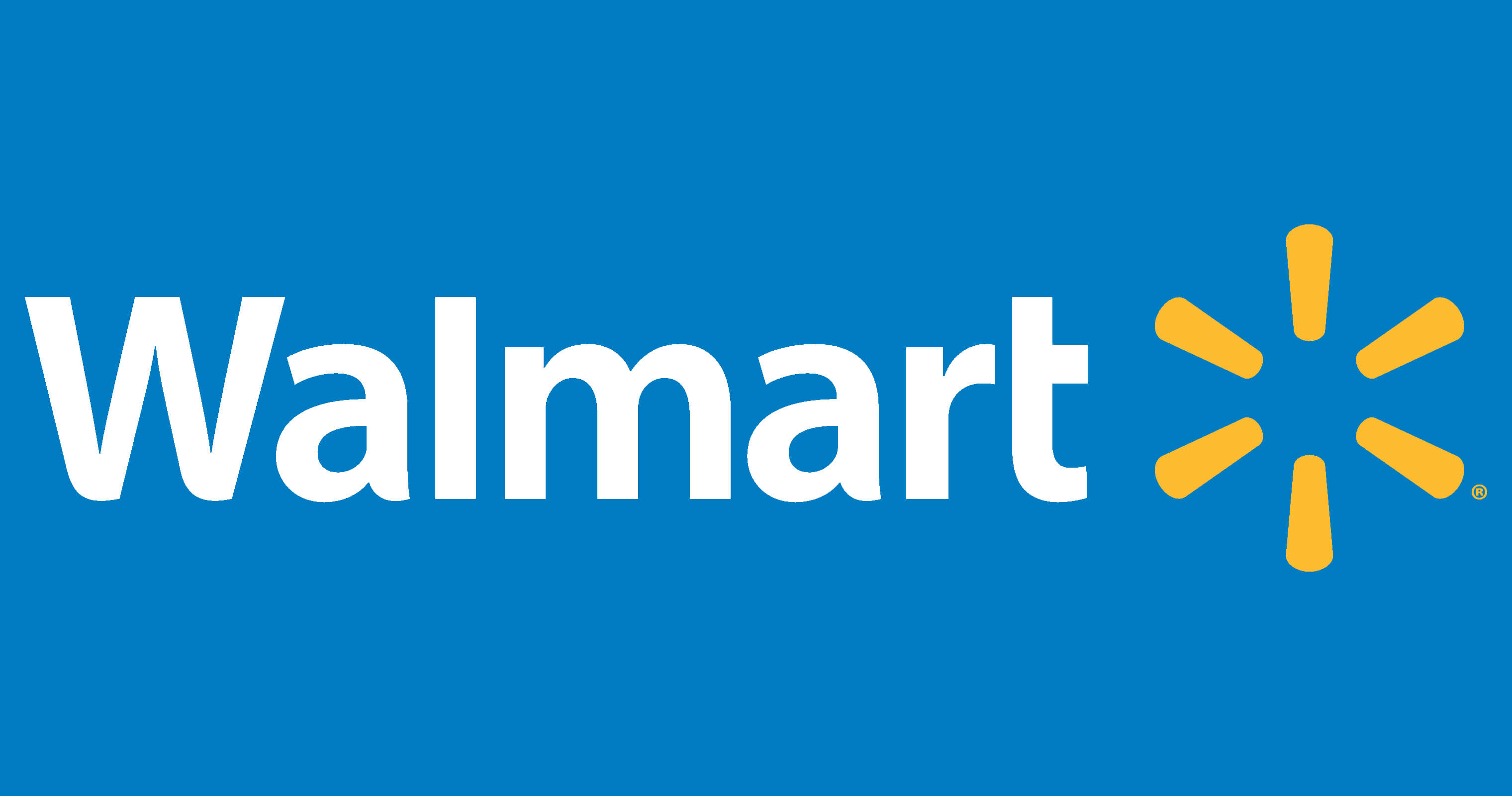 Walmart logo for their truck advertising campaign