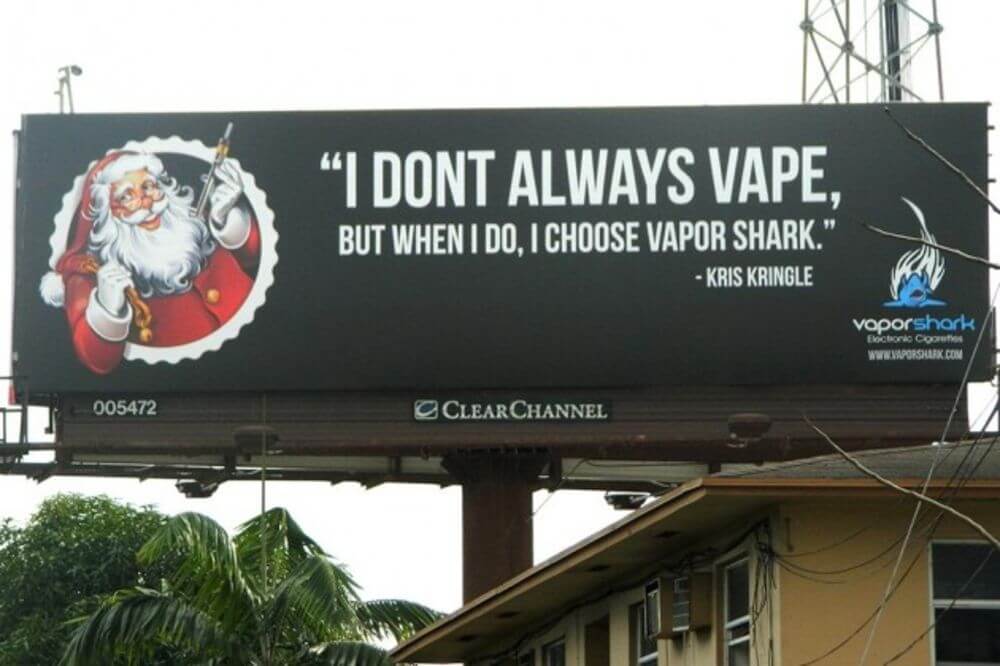 vapor shark ooh ad received backlash