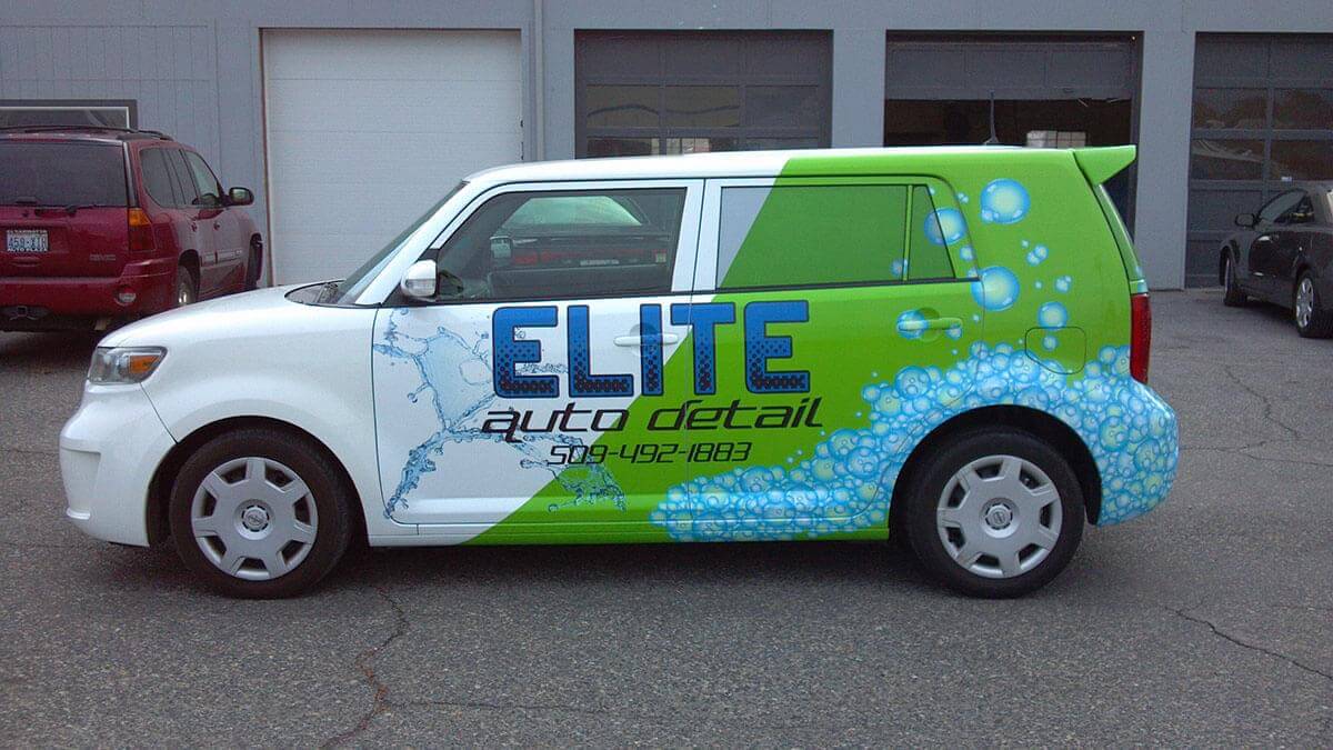 A car wrap is a non-aggressive way to sell your company and its benefits to consumers