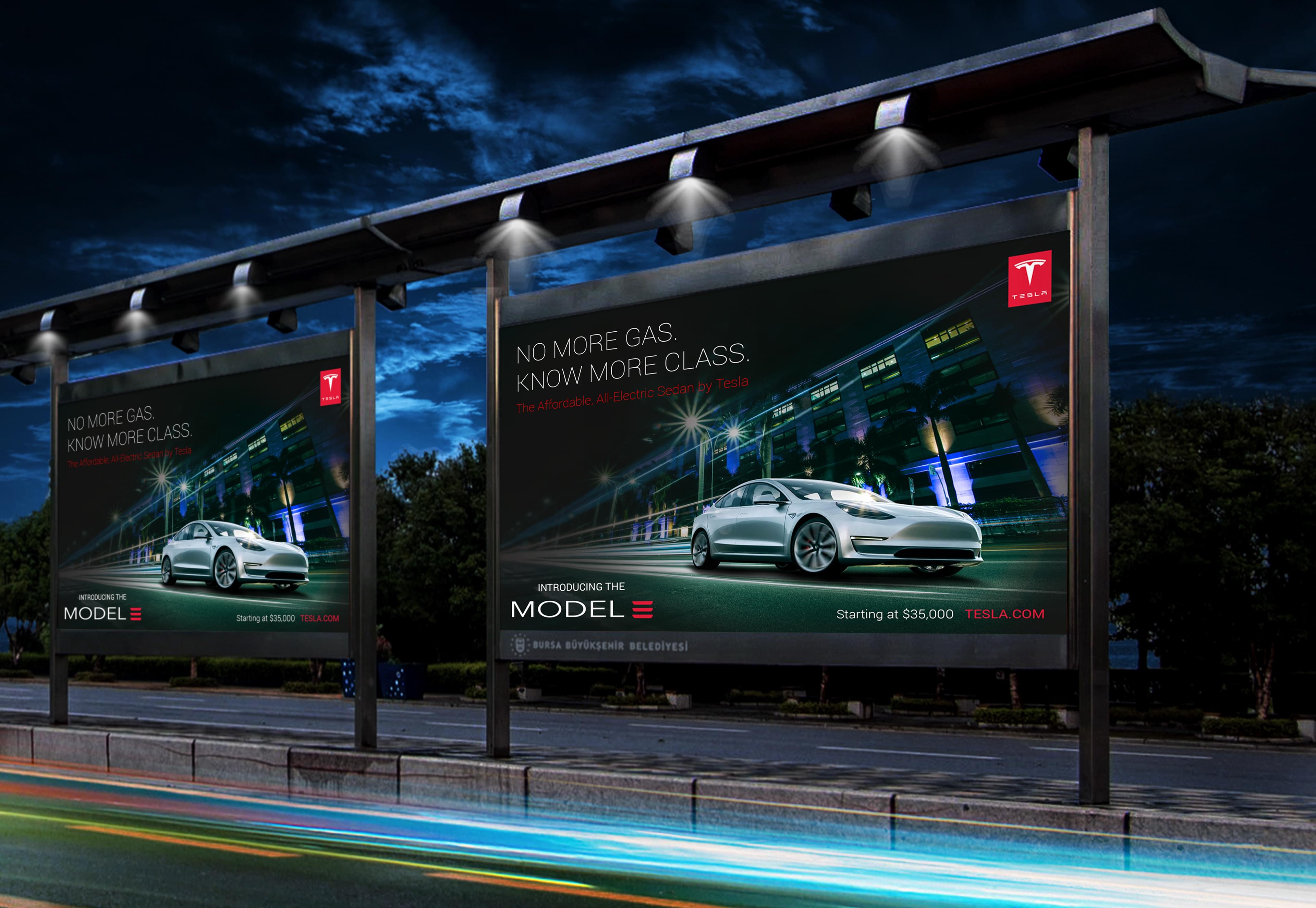 This digital billboard for Tesla is inviting consumers to take a closer look