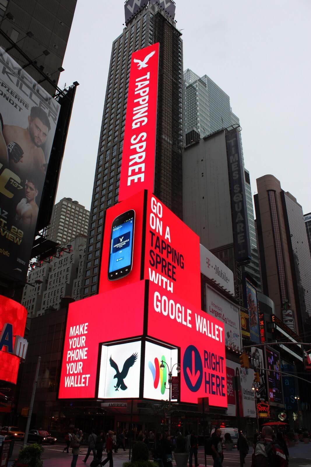 Times Square Billboard, outdoor advertising, digital billboard