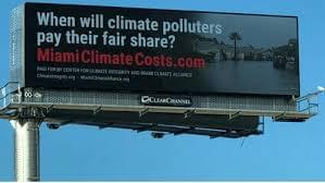 Billboard advertising polluting the environment