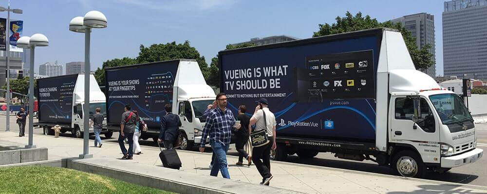 Mobile billboards are meant to target consumers exposed to the outdoor environment