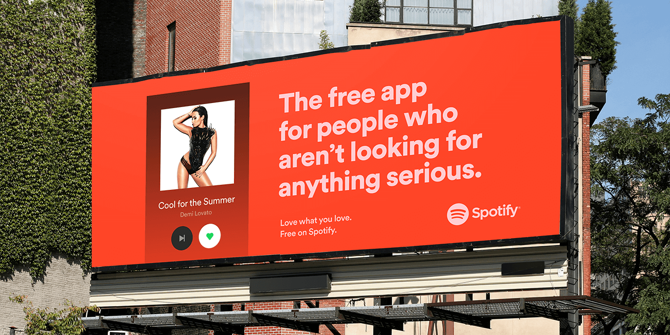 Image of a Spotify Summer Campaign Ad