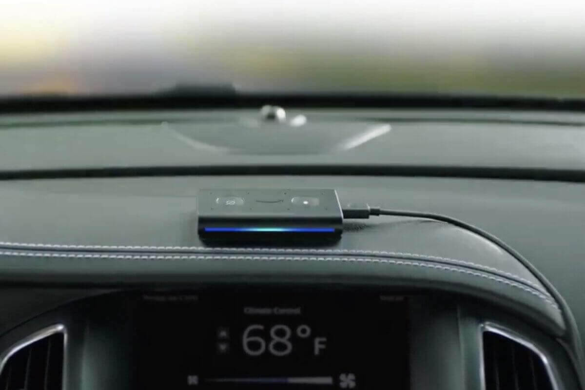 A smart speaker made for vehicles.