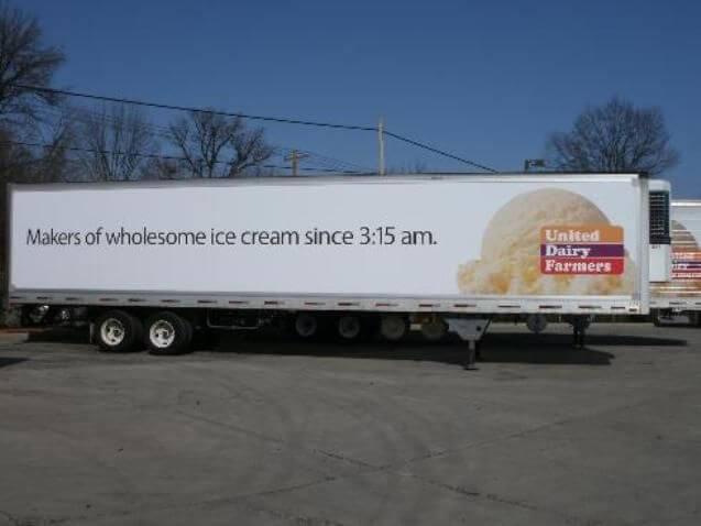 Mobile billboards can be better targeted depending on the area they're in