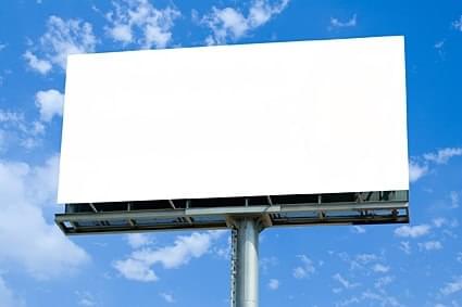 How much does it cost to rent a blank billboard?