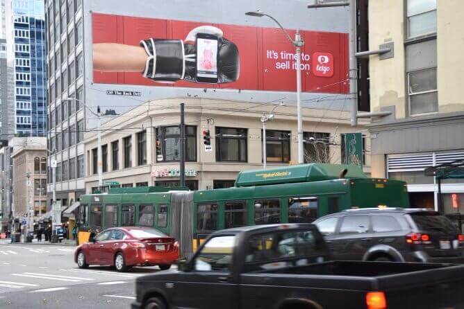 Seattle participates in effective OOH advertising that incorporates growing trends in tech