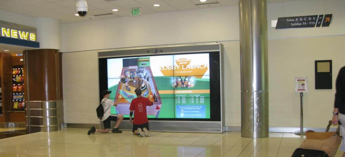 Airport advertising games create thrilling moments with brands
