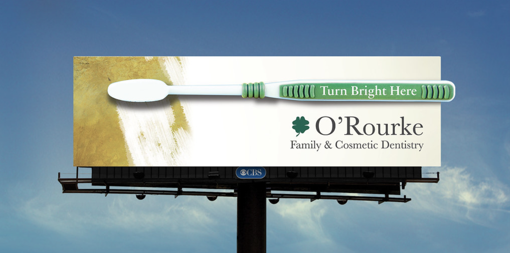 creative Billboard showing product feature 
