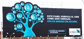 This air purifying billboard in Peru makes a breathable difference