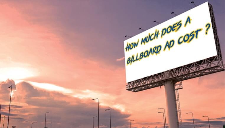 how much a billboards ad costs