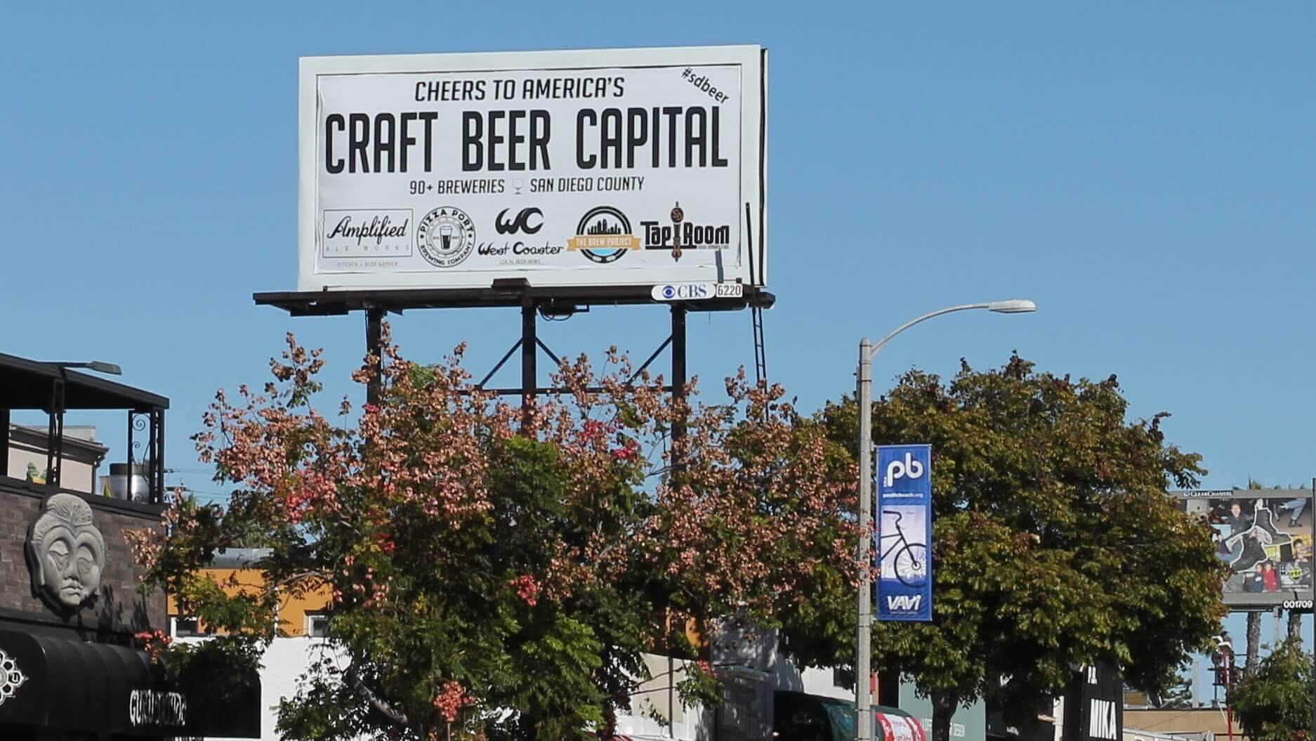 Billboards in San Diego speak to their younger demographic, as well as target businesspeople traveling into the city