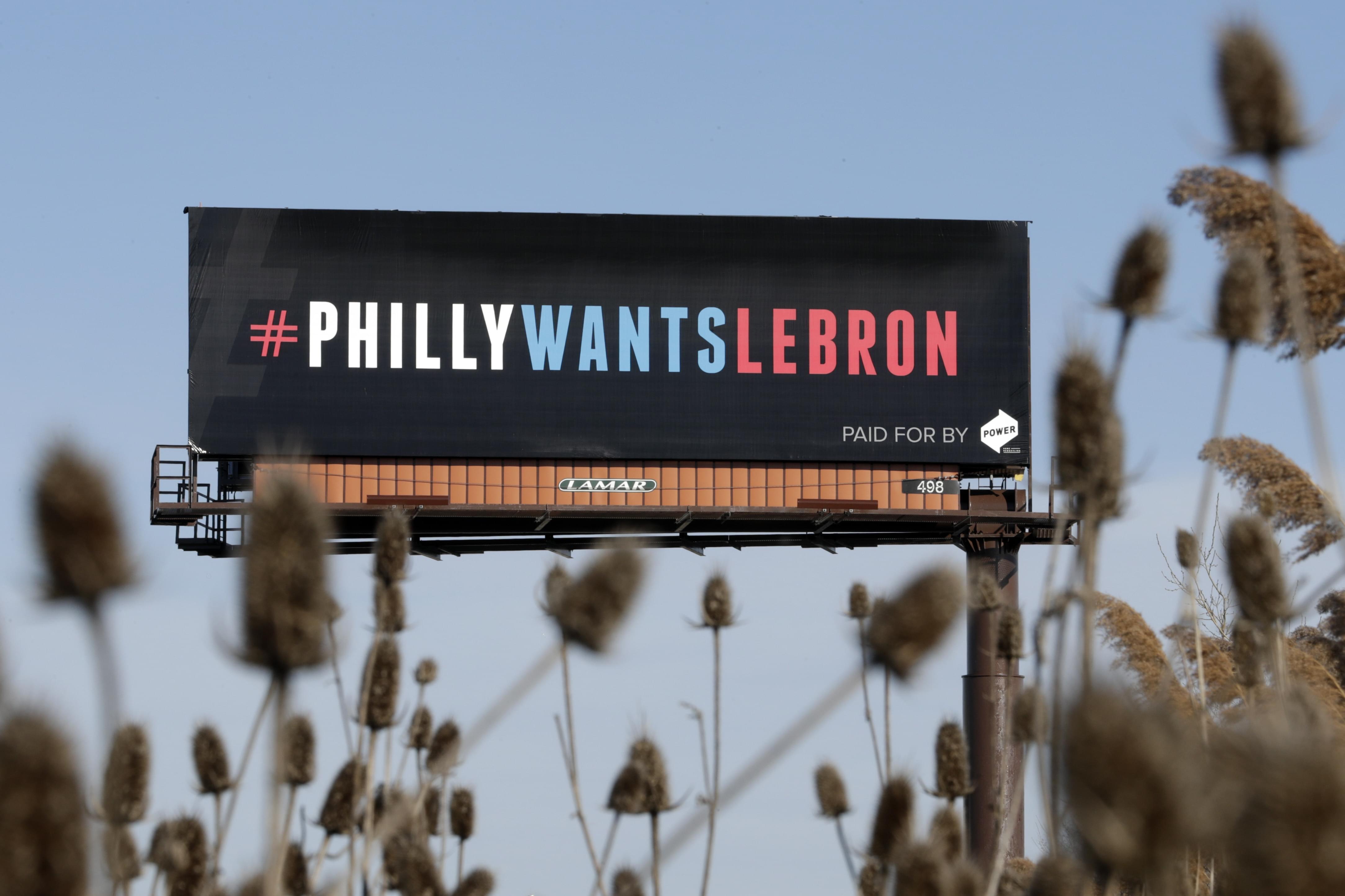 Philly wants Lebron AND more billboards