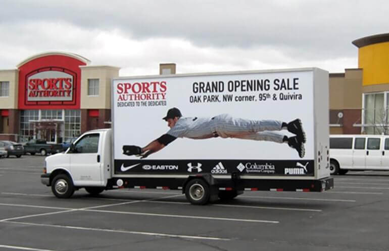 Truck advertising is cost-effective for smaller businesses