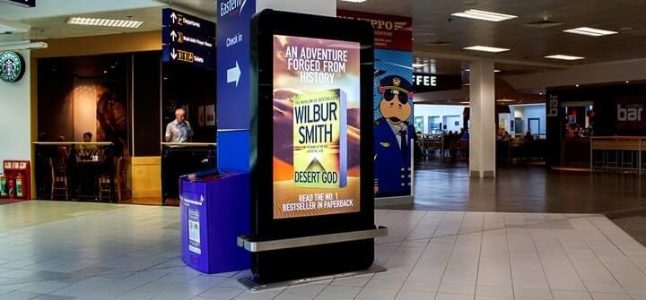 Airport advertising targets specific people