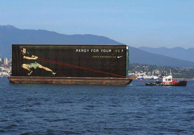 The sheer size of this billboard on water will get the attention of many people seeking some strength 