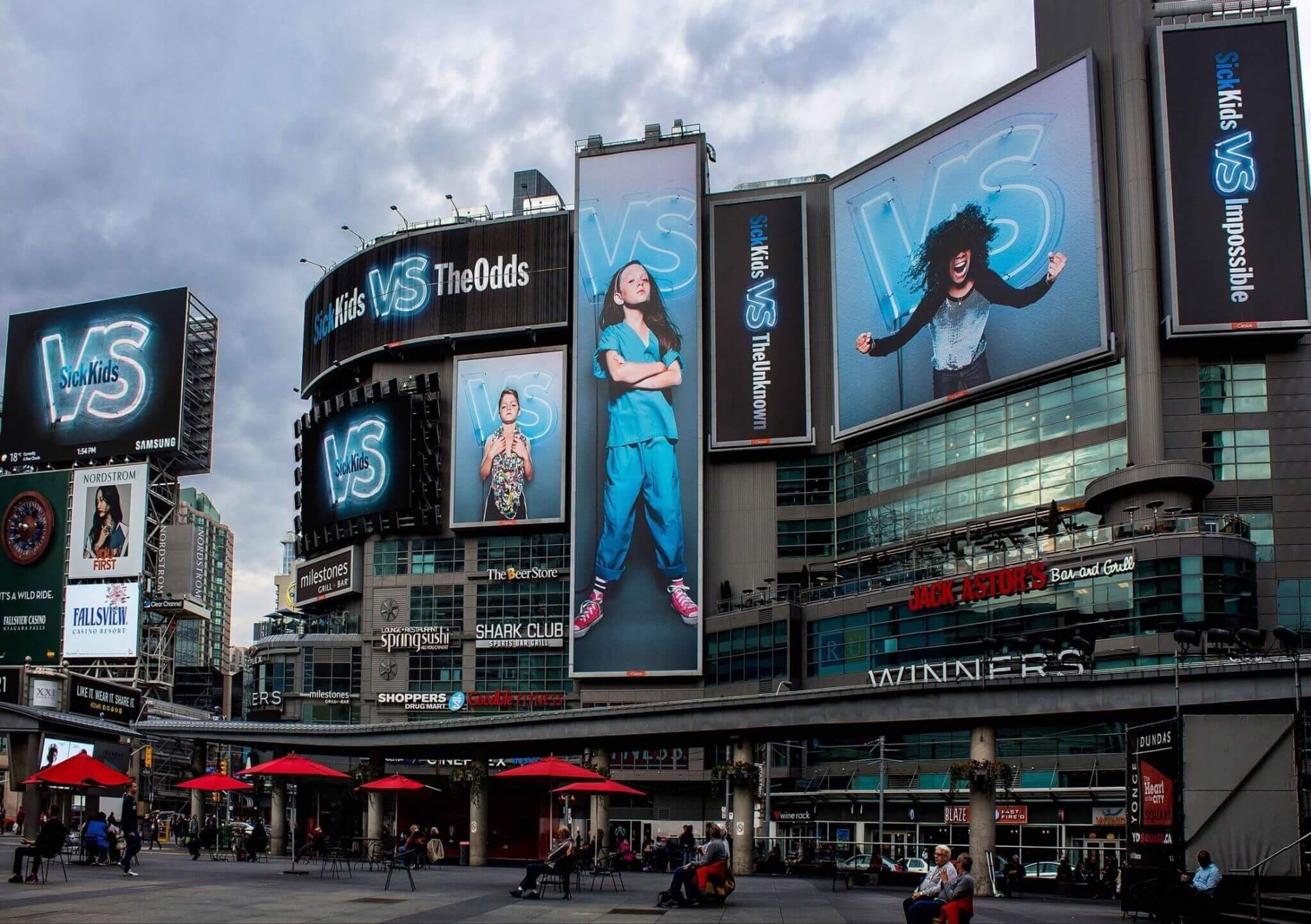 Effective digital outdoor billboards rock Yonge-Dundas Square