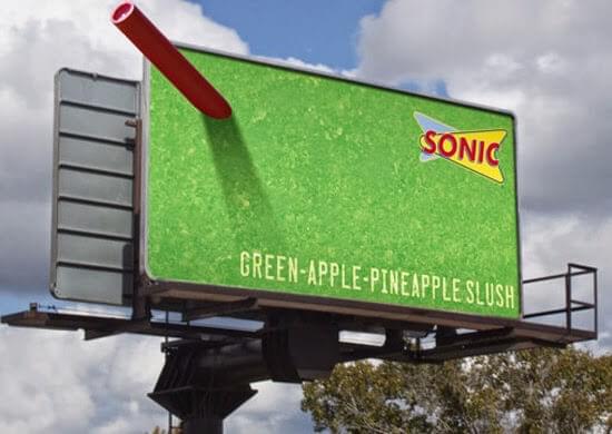A new product takes this 3D billboard by storm, altering consumers of its vibrant color