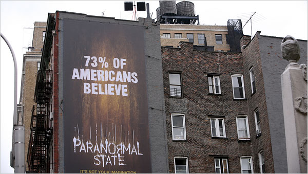 Paranormal State Television show OOH advertisement with Audio.