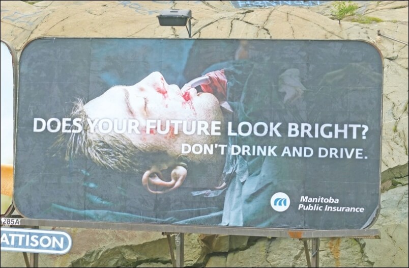 MPI's 'Don't Drink And Drive' ooh ad campaign. 