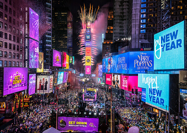 New Years Eve in Times Square.