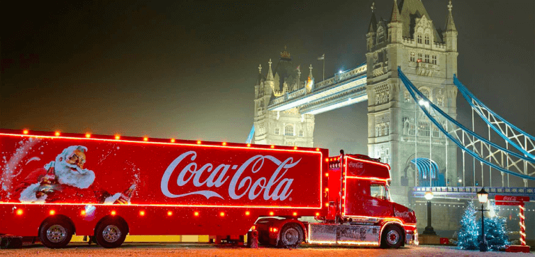 coca cola moving billboard