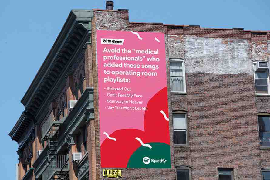 Spotify OOH campaign